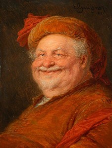 Улыбка - знак хорошего настроения, ru.wikipedia.org Eduard von Gruetzner. Falstaff